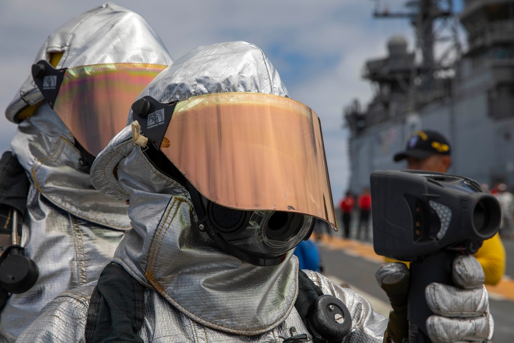 Makin Island Flight Deck Drills