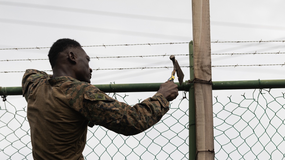 Koa Moana 25 Marines Support Renovations at Chuuk and Xavier High Schools