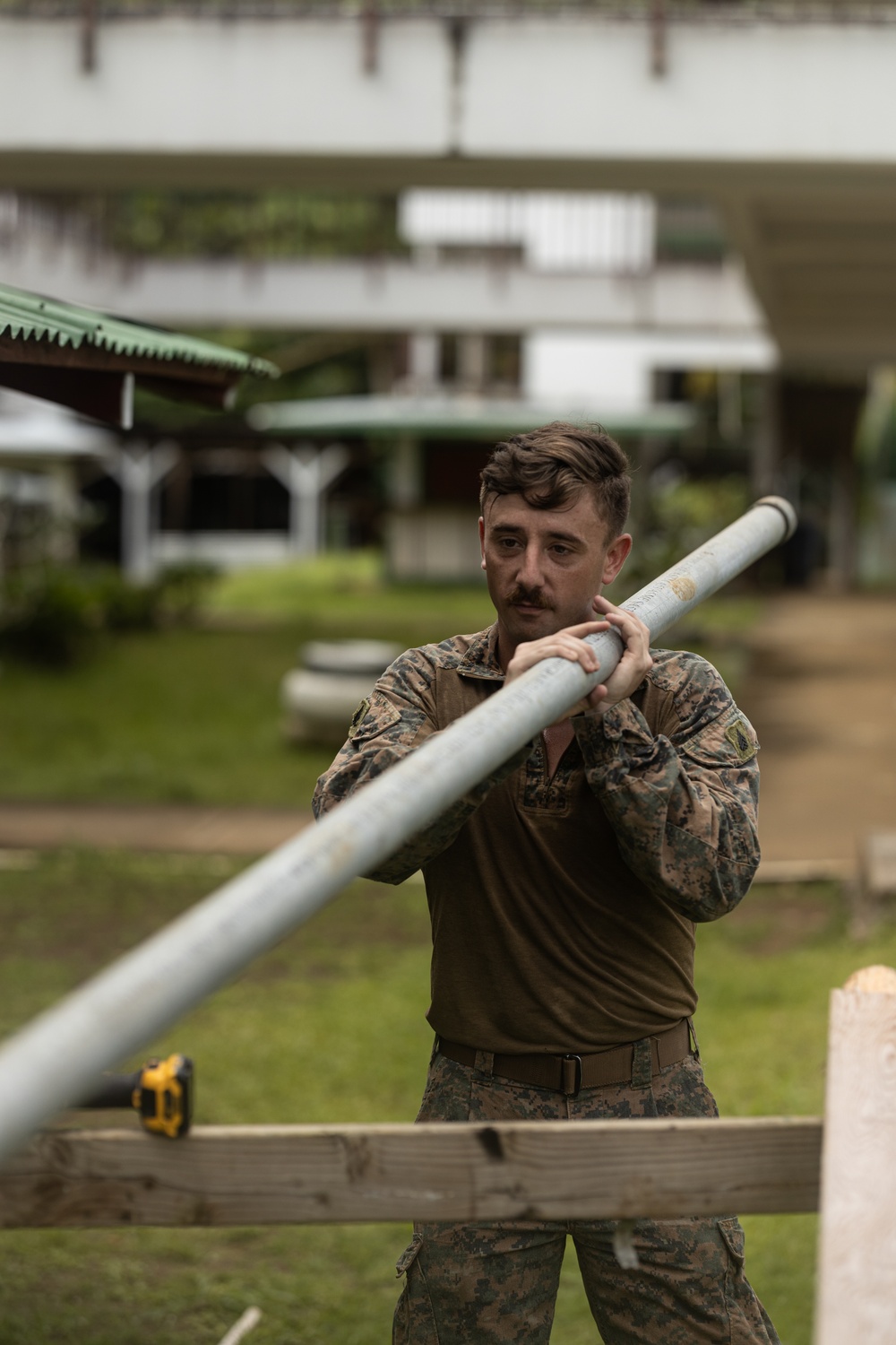Koa Moana 25 Marines Support Renovations at Chuuk and Xavier High Schools