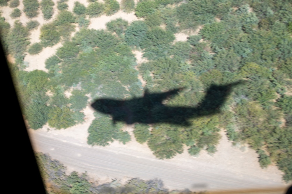 Emerald Warrior 25.2: U.S. Airmen and Marines fly aboard a Royal Air Force A-400 Atlas