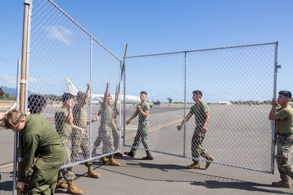 U.S. Marines Stationed at MCBH Prepare for The 2025 Kaneohe Bay Air Show