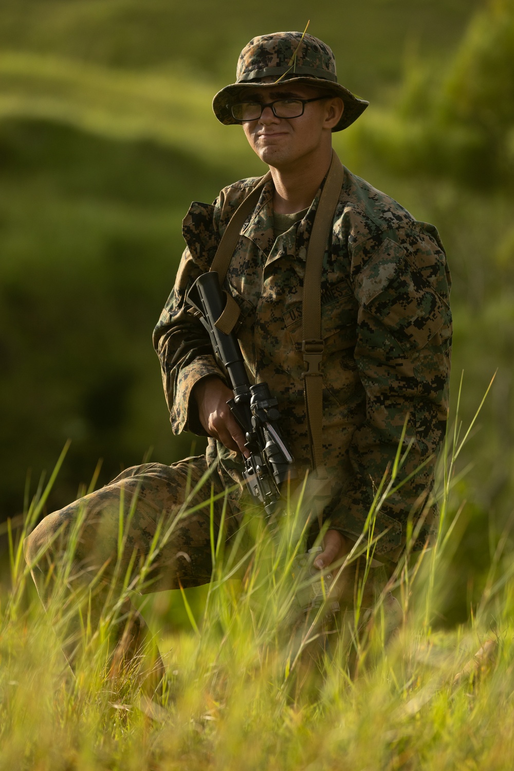 3d Intelligence Battalion Marines conduct live fire and maneuver range