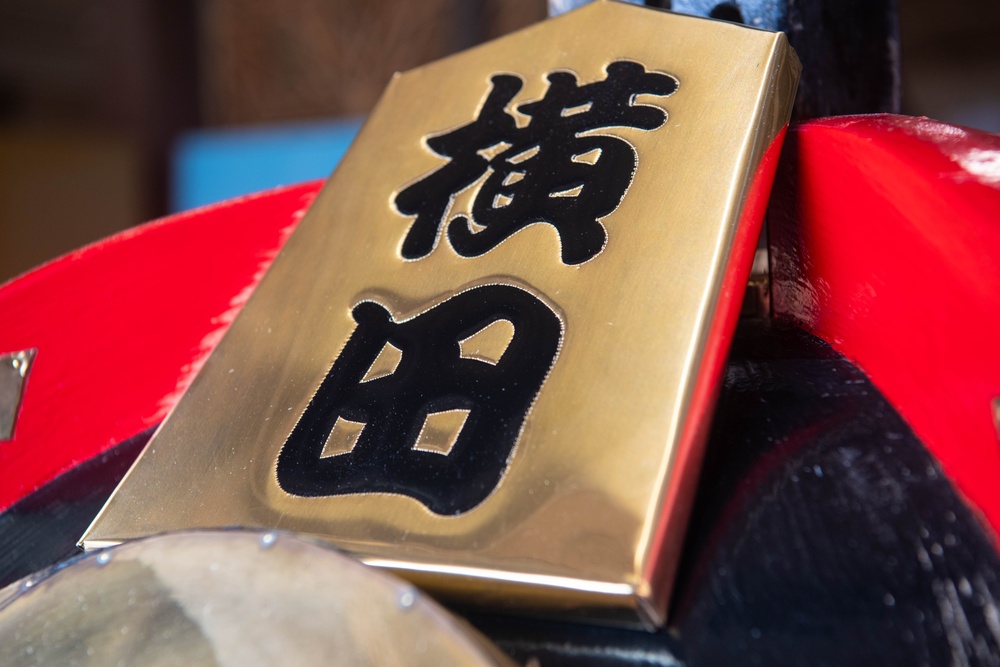 374 CES revives Yokota mikoshi after 5 years