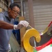 374 CES revives Yokota mikoshi after 5 years