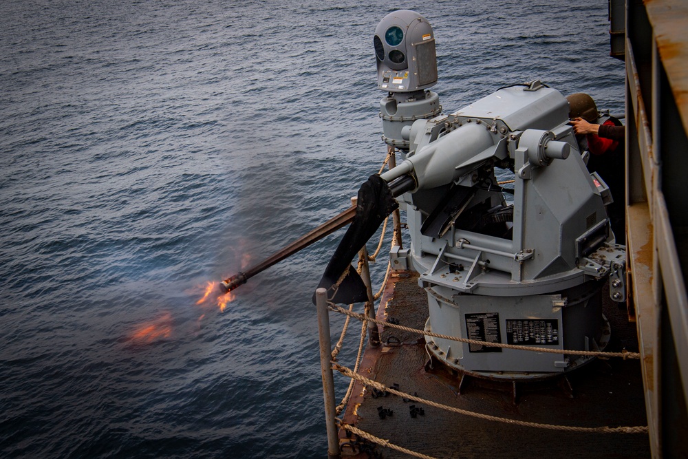 Nimitz Conducts a Live-Fire Exercise