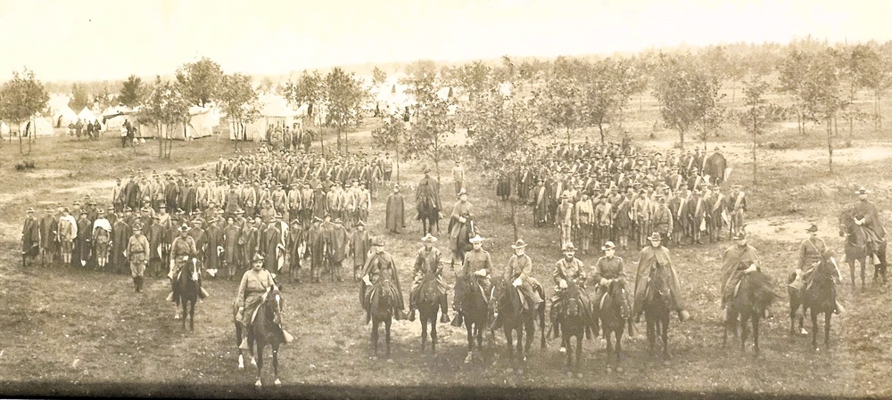 Pre-World War I unit photo donated to Fort McCoy History Center; dates to 1910s