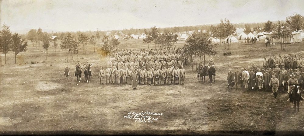 Pre-World War I unit photo donated to Fort McCoy History Center; dates to 1910s