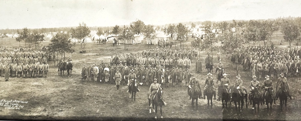 Pre-World War I unit photo donated to Fort McCoy History Center; dates to 1910s