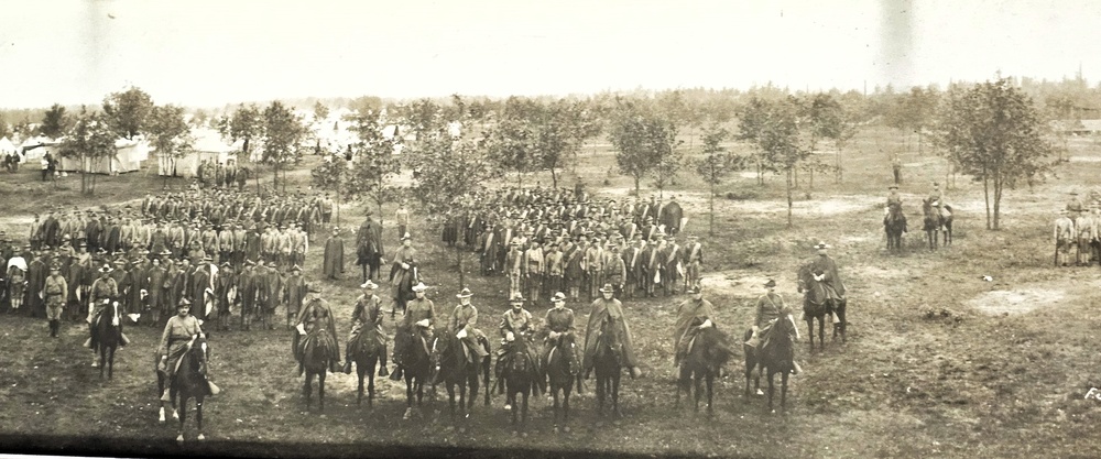Pre-World War I unit photo donated to Fort McCoy History Center; dates to 1910s