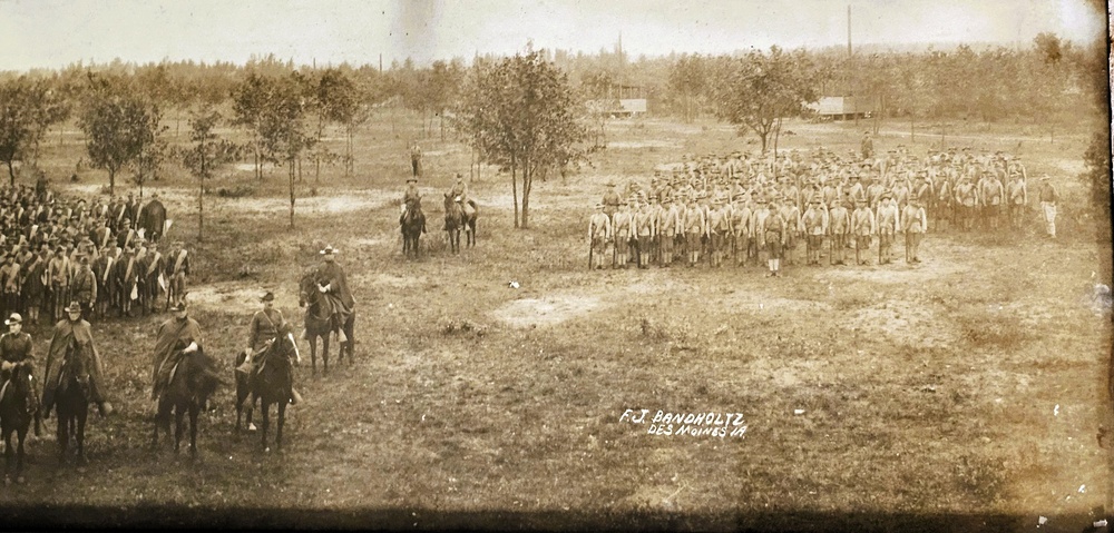 Pre-World War I unit photo donated to Fort McCoy History Center; dates to 1910s