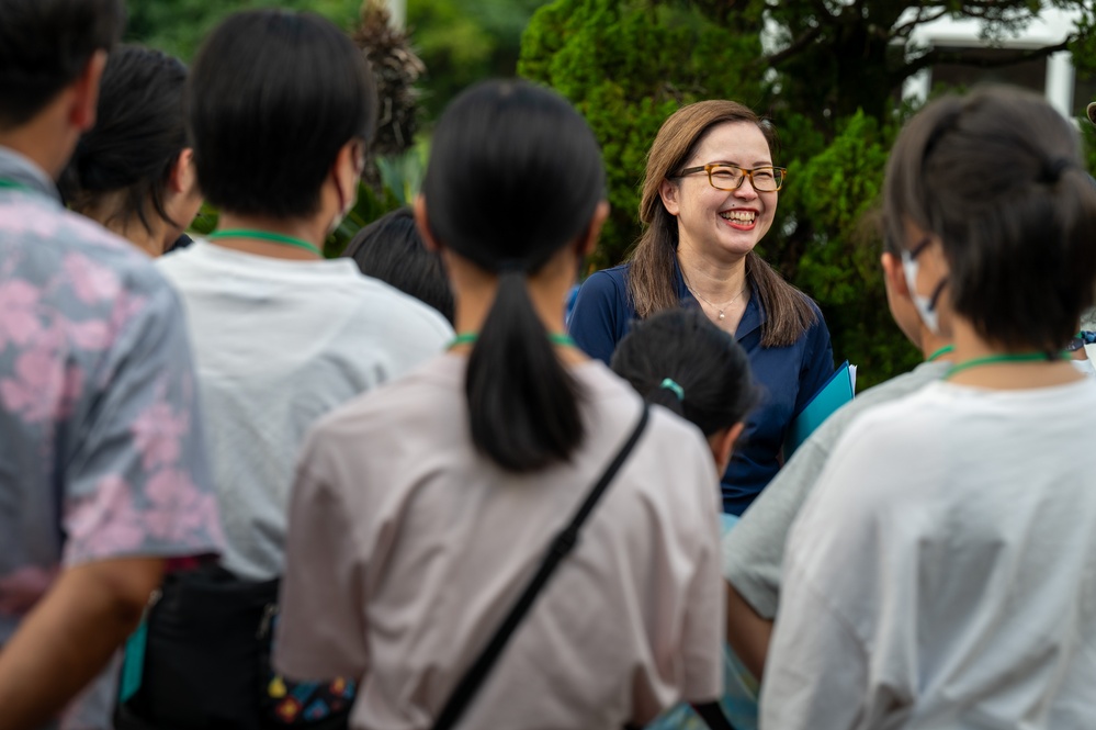 Peace, Planes, and Kappy: Achi-Mura students visit Kadena Air Base
