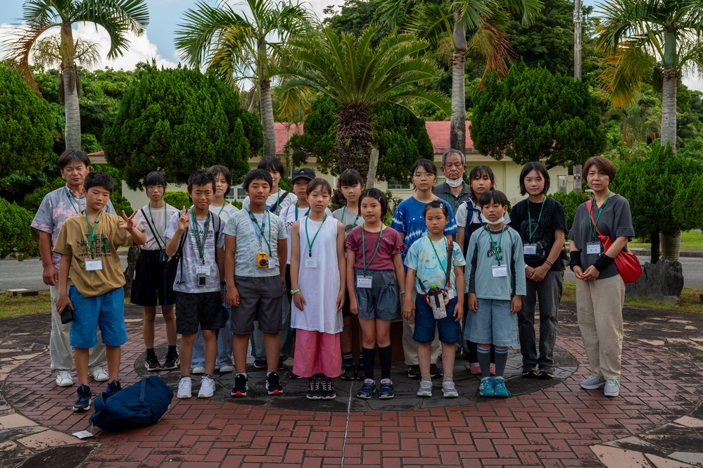 Peace, Planes, and Kappy: Achi-Mura students visit Kadena Air Base