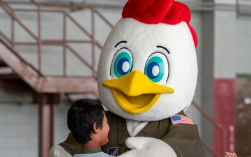 Peace, Planes, and Kappy: Achi-Mura students visit Kadena Air Base