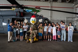 Peace, Planes, and Kappy: Achi-Mura students visit Kadena Air Base