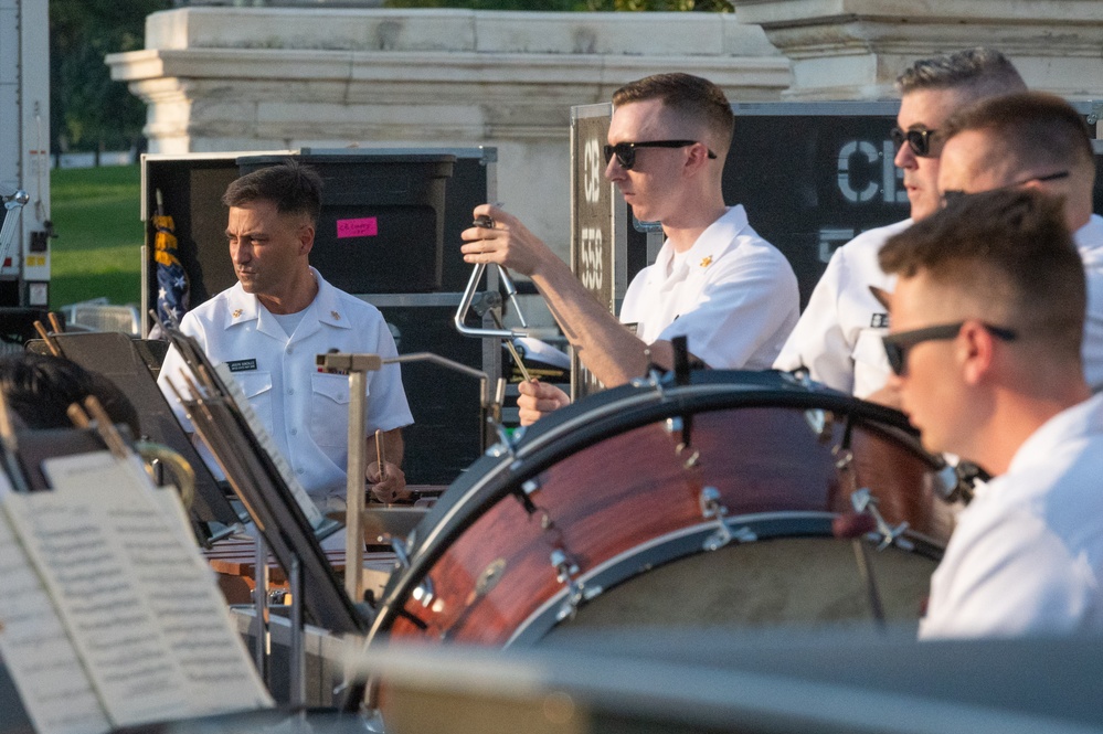 U.S. Navy Concert Band Performs at the Capitol Building