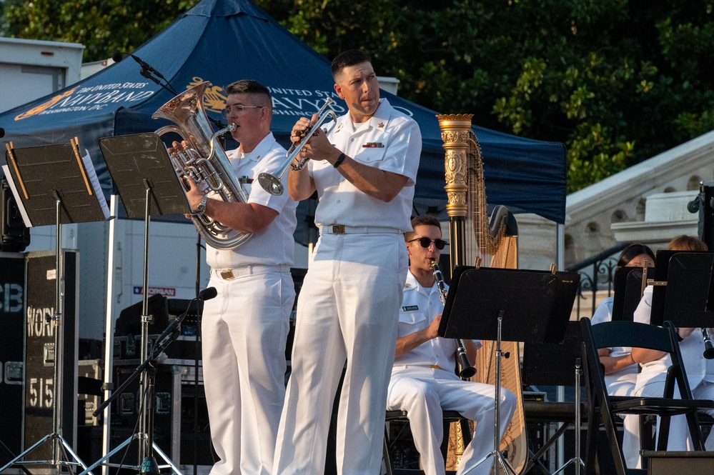 U.S. Navy Concert Band Performs at the Capitol Building