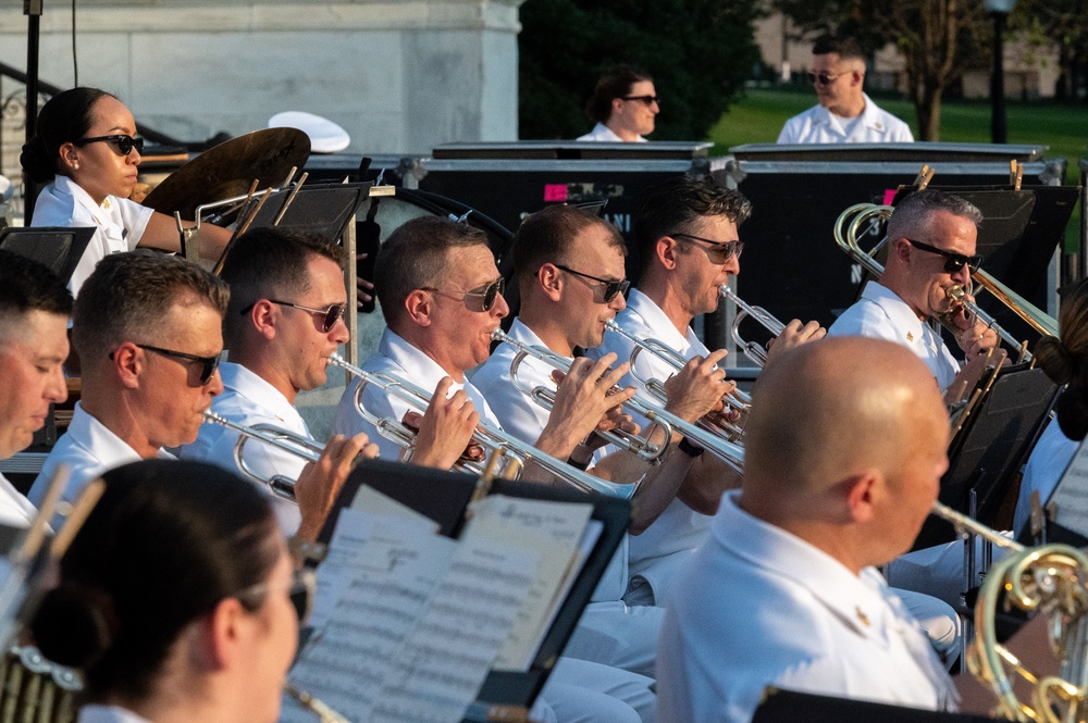 U.S. Navy Band Performs at the Capitol Building