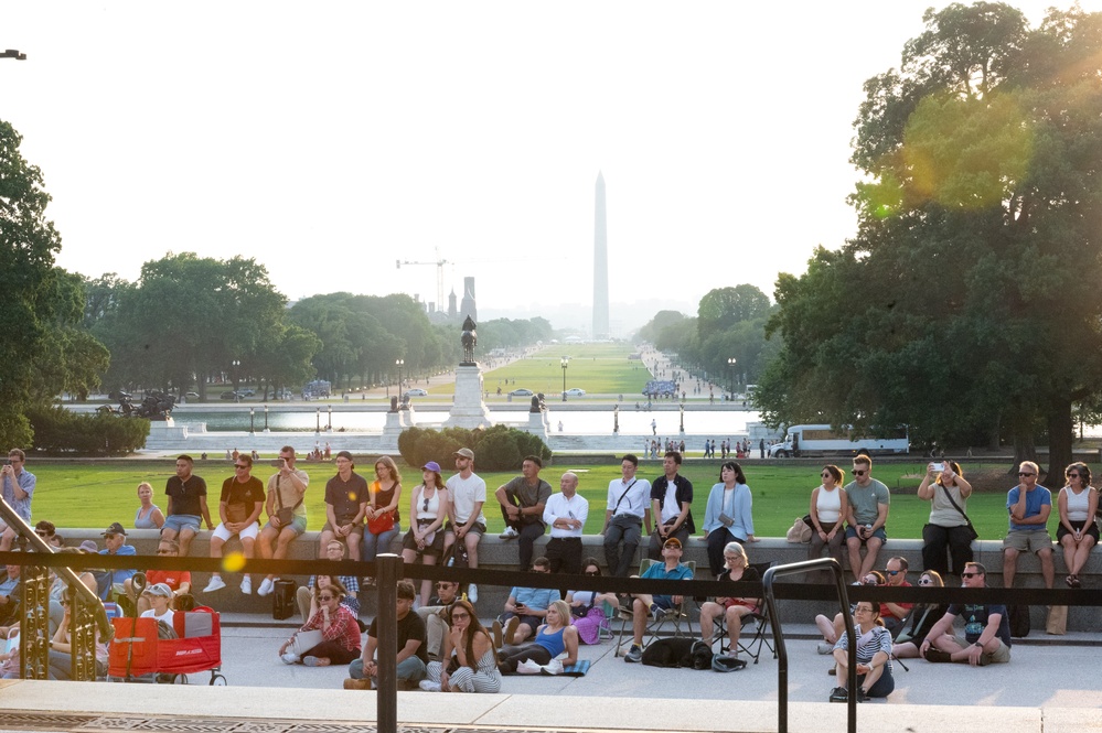 U.S. Navy Concert Band Performs at the Capitol Building