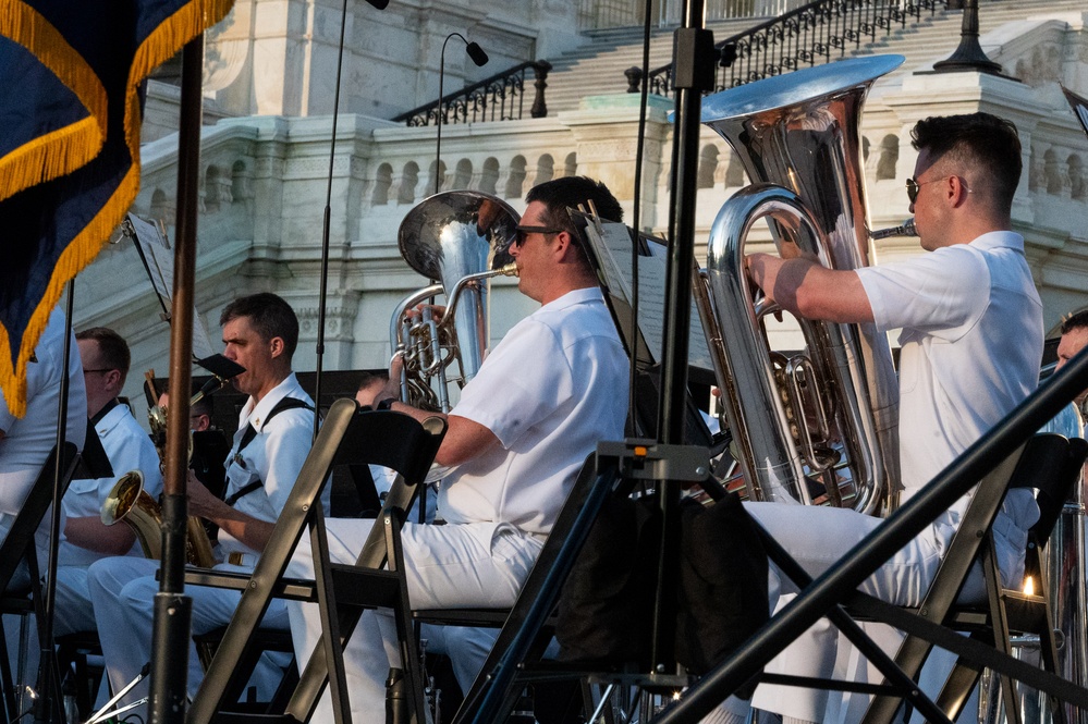 U.S. Navy Concert Band Performs at the Capitol Building
