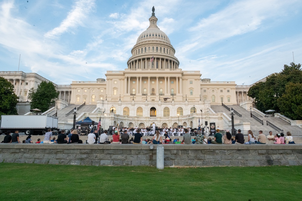 U.S. Navy Concert Band Performs at the Capitol Building