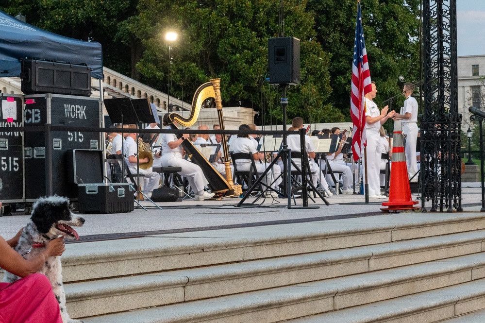 U.S. Navy Concert Band Performs at the Capitol Building