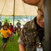 Pacific Partnership 2025 Multinational Service Members Play Games with local children in Lae, Papua New Guinea, August 2025