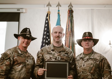 Sgt. 1st Class Adam Johnson, 1st Platoon Instructor of the Cycle