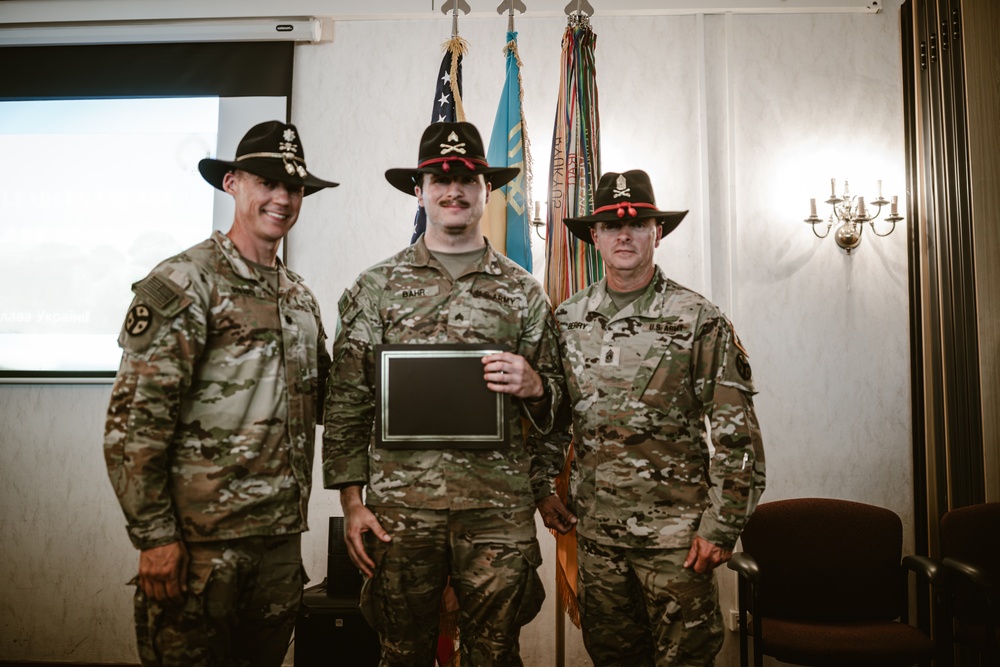 Sgt. Jason Bahr Recognized at CLC 25-04 Graduation
