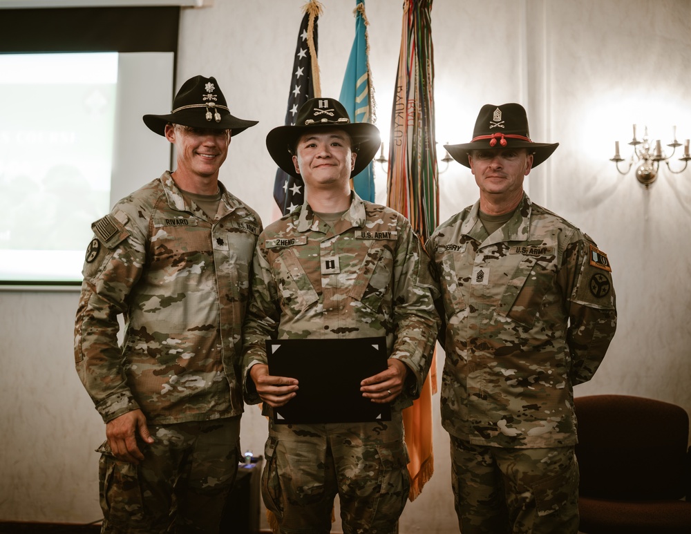 Capt. Mike Zheng, 3rd Platoon Instructor of the Cycle