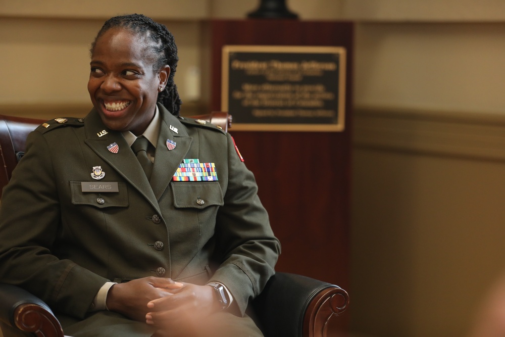1LT Kenyatta Sears Promotion Ceremony