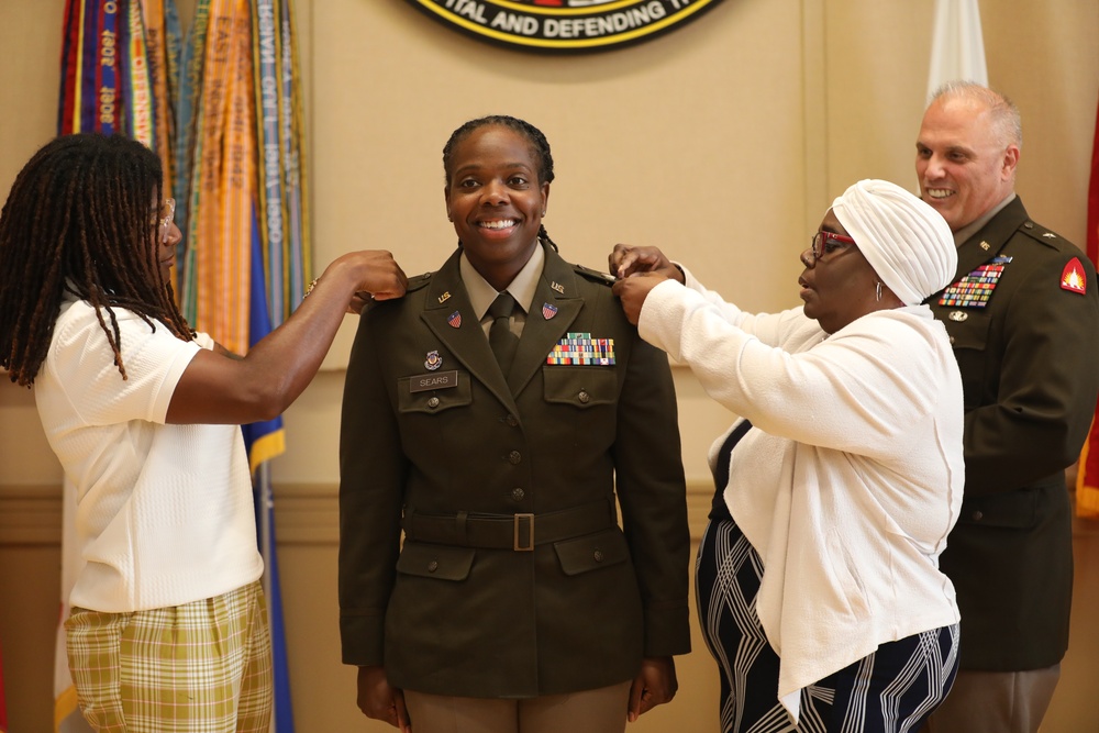 1LT Kenyatta Sears Promotion Ceremony