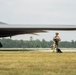 B-2 Spirit aircrews swap during Northern Strike 2025