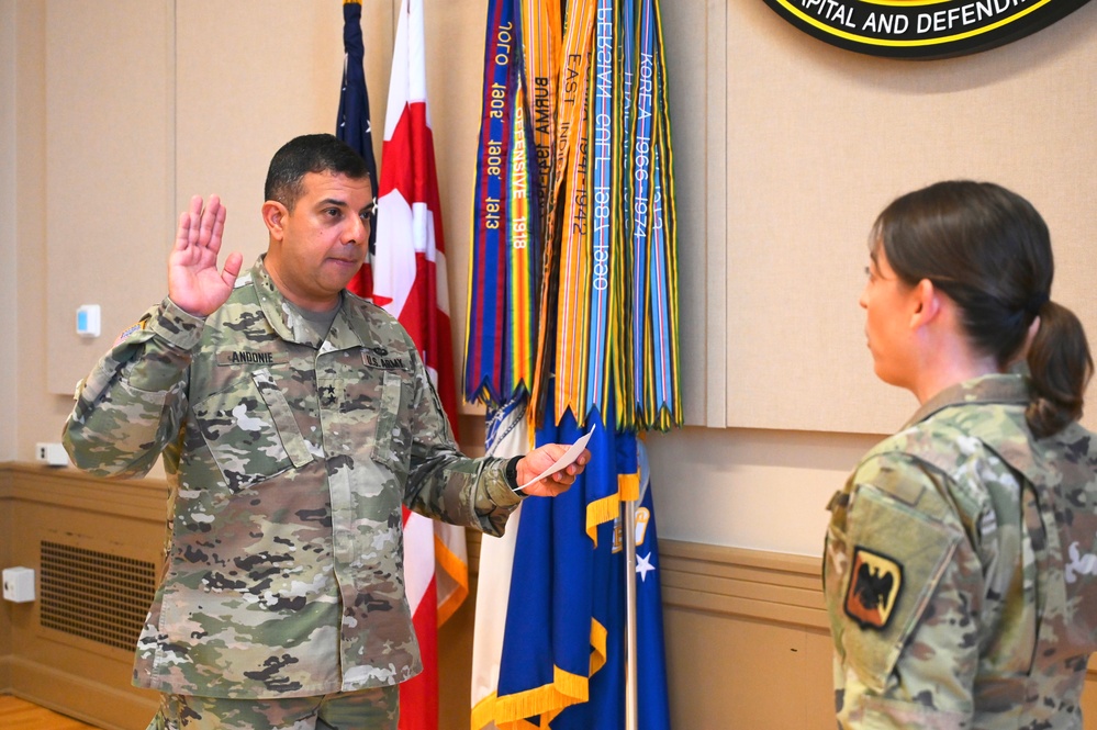 Air Force Cyber Security Officer Sworn-in as Inspector General of D.C. National Guard