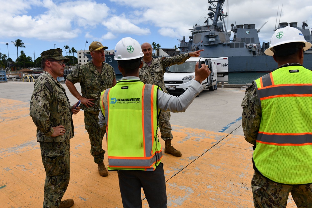 Shore Boss Tours Joint Base Pearl Harbor-Hickam, Praises Joint Team for Supporting Warfighters