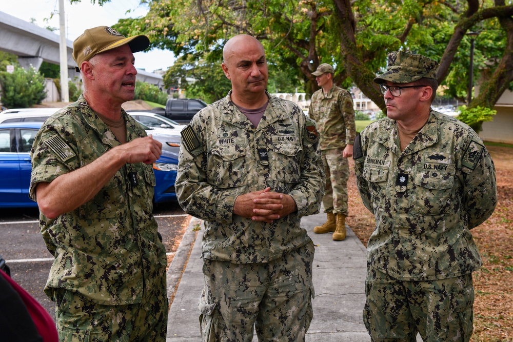 Shore Boss Tours Joint Base Pearl Harbor-Hickam, Praises Joint Team for Supporting Warfighters