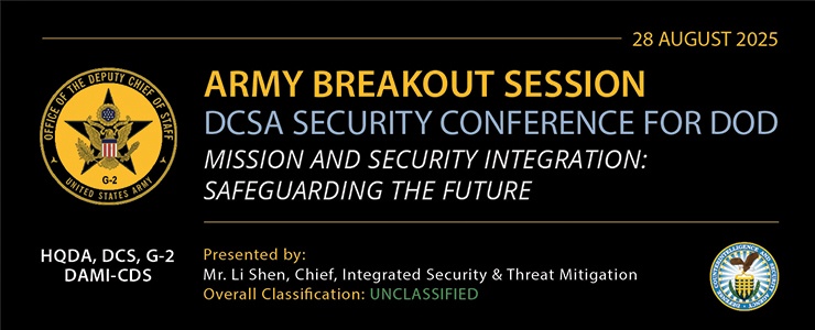Virtual DCSA Security Conference for DOD