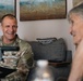 Command Sgt. Maj. Matthew Strasser visits Iowa Army veteran