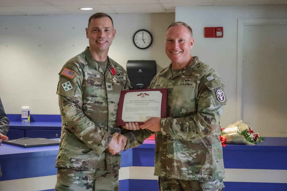 BACH Conducts Change of Command Ceremony