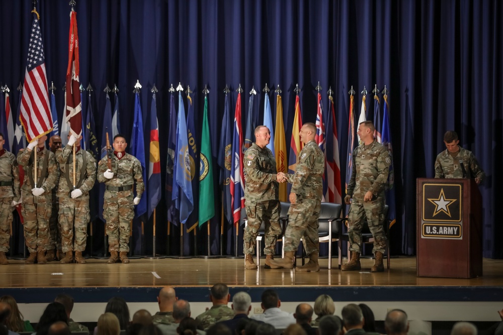 BACH Conducts Change of Command Ceremony