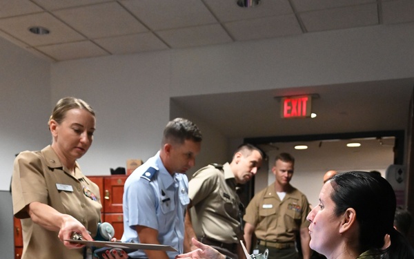 NDU rodeo medical inprocessing