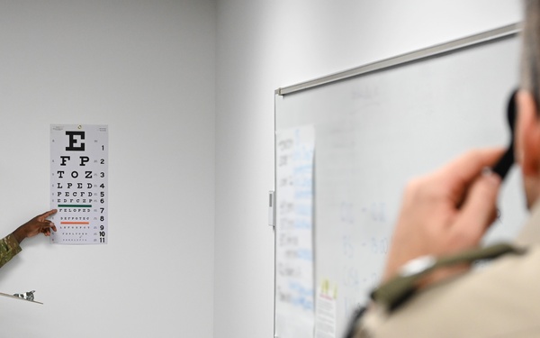 NDU rodeo medical inprocessing