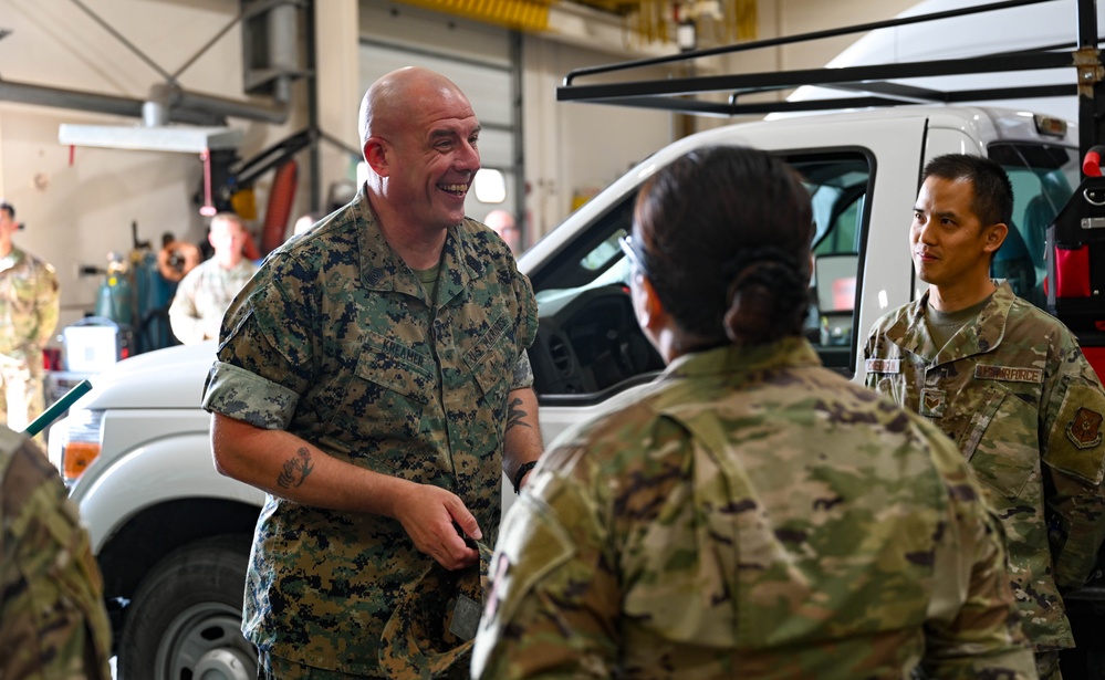 U.S. Strategic Command, Command Senior Enlisted Leader visits Ellsworth Air Force Base