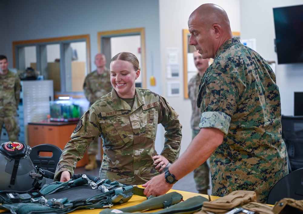 U.S. Strategic Command, Command Senior Enlisted Leader visits Ellsworth Air Force Base
