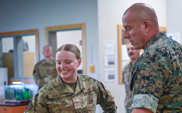 U.S. Strategic Command, Command Senior Enlisted Leader visits Ellsworth Air Force Base