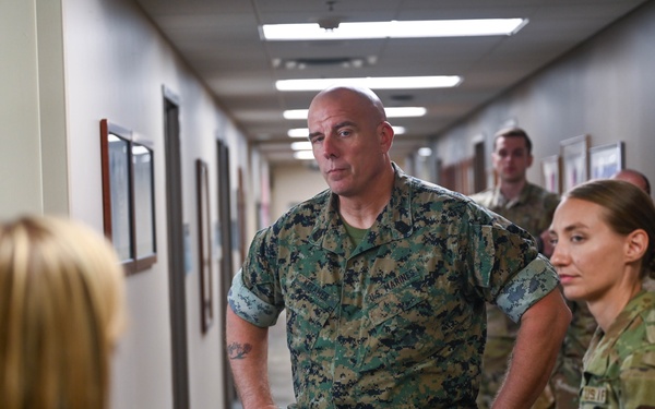 U.S. Strategic Command, Command Senior Enlisted Leader visits Ellsworth Air Force Base