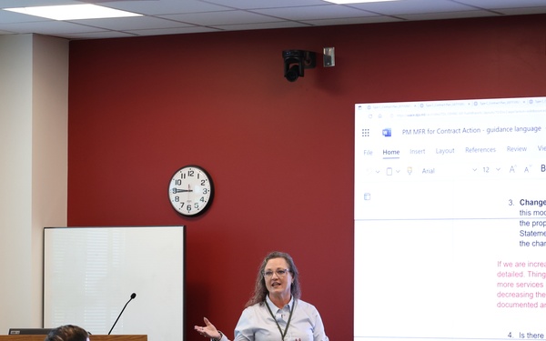 Huntsville Center conducts cross-functional training for end of FY 25