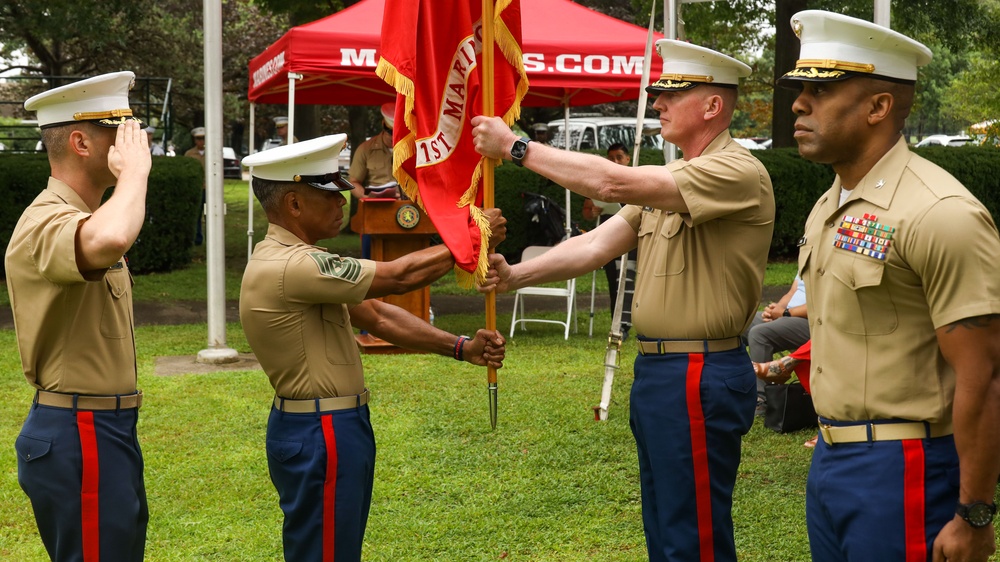 Marine recruiting commander passes on responsibility of Northeast US