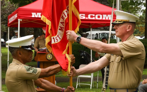 Marine recruiting commander passes on responsibility of Northeast US