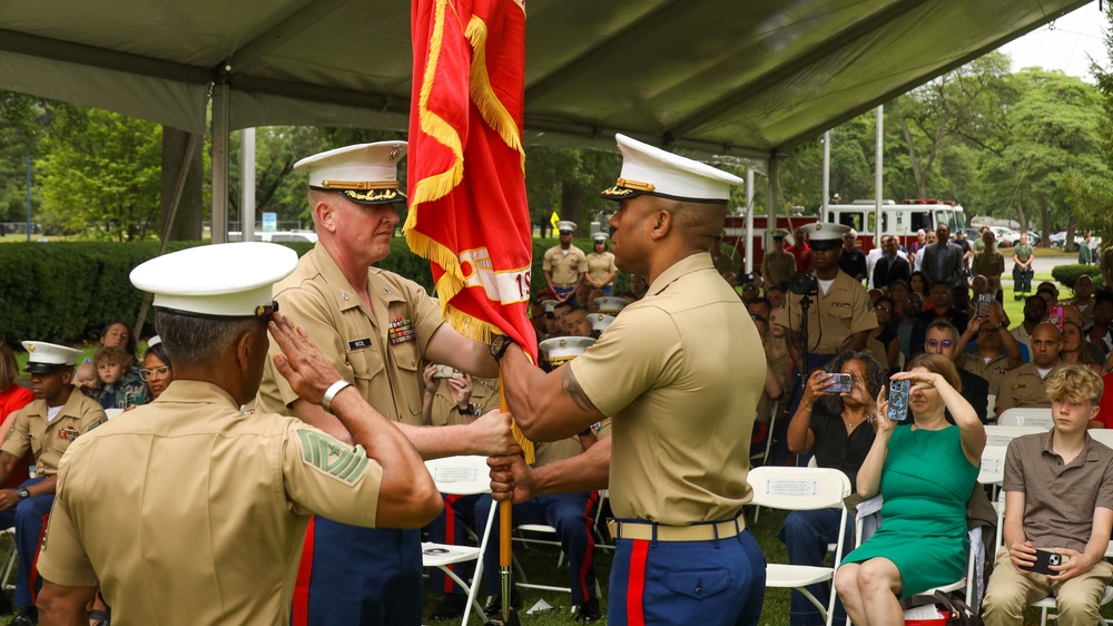 Marine recruiting commander passes on responsibility of Northeast US