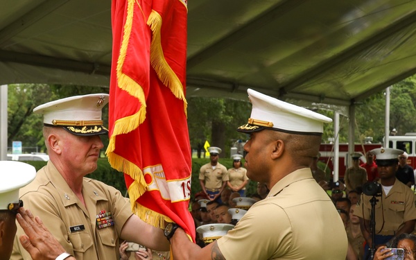 Marine recruiting commander passes on responsibility of Northeast US
